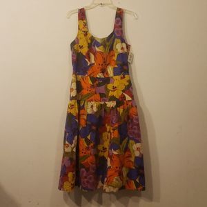 Vintage David Meister Floral Dress nwt